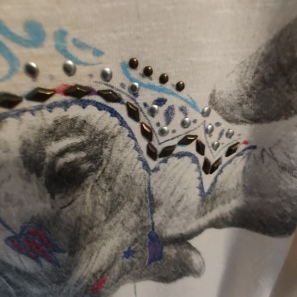 Lucky Brand Elephant tee - Picture 5 of 7